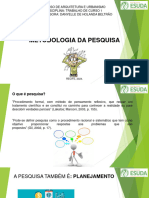 Aula - Metodologia de Pesquisa