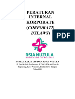 Peraturan Internal Korporate (Corporate: Bylaws)