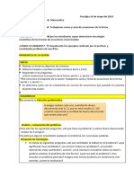 ACTIVIDAD _ ECUACIONES DE LA FORMA a( x + b )  = c