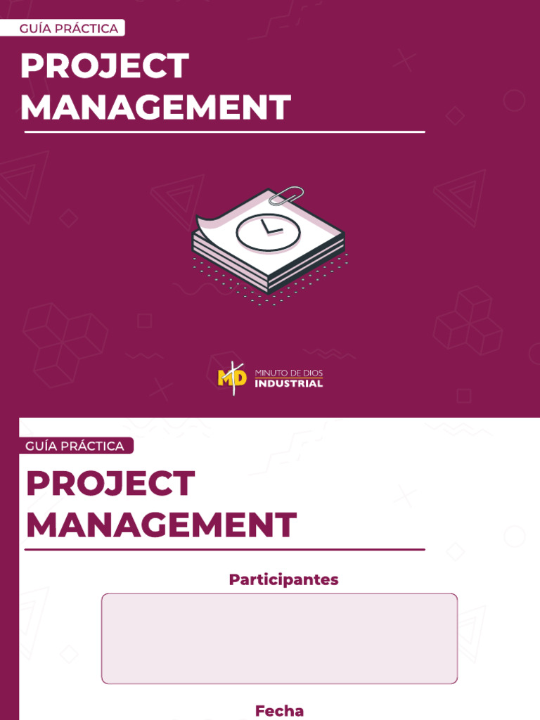 Plantilla Project Management (PMI) | PDF