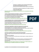 Ret Preguntas Tema 9 Proceso Toma de Decisiones