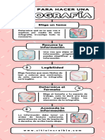 Infografia Pasos para Una Infografia Kawaii Rosado