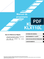 Manual de Propietario KLX