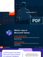 T34 - Getting Started and What's New in Microsoft Teams
