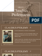 Claudius Ptolemy (Universe Model) Physical Science 11