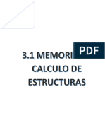 3.1 Memoria de Calculo - ESTRUCTURAS