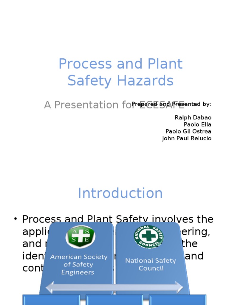 Plantsafety EL1 of 5 | PDF | Technology & Engineering