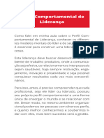 Perfil Comportamental de Liderança