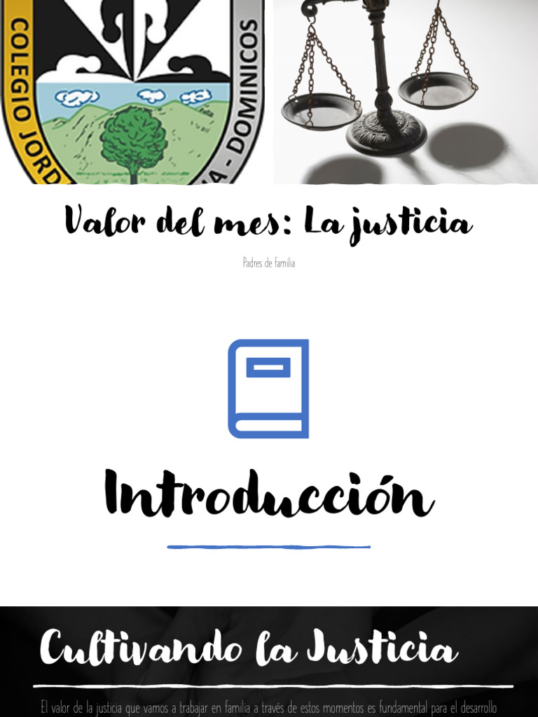Justicia en la Familia: Un Valor Esencial | PDF | Justicia | Crimen y ...