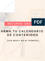 Recurso Gratis - ArmÃ¡ Tu Calendario