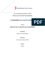 Esquema PROCESO DE CUIDADO DE ENFERMERÍA