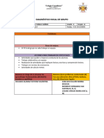 Diagnóstico Grupal Inicial 2023-2024 2°a