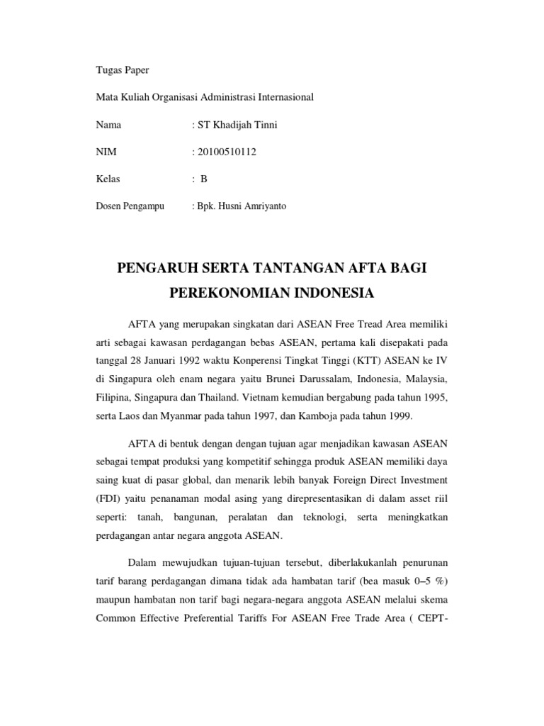 Tantangan Perekonomian Indonesia : Permasalahan Perekonomian Indonesia di 2019 Halaman 1 ...