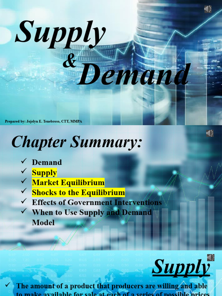 Understanding Supply and Demand Dynamics | PDF | Supply (Economics ...