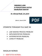 Omnibus Law Ahmad Redi