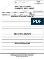 FORMATO 014 DESCARGO DE SITUACIONES - BLANCO Y NEGRO