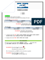 VERB PATTERN (1)