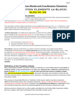 Transition Elements & Cordination Chemistry(NCUK)