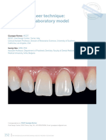 Non-Prep Veneer Technique - An Analytical Laboratory Model Approach