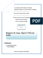 Rapport de Stage 2015