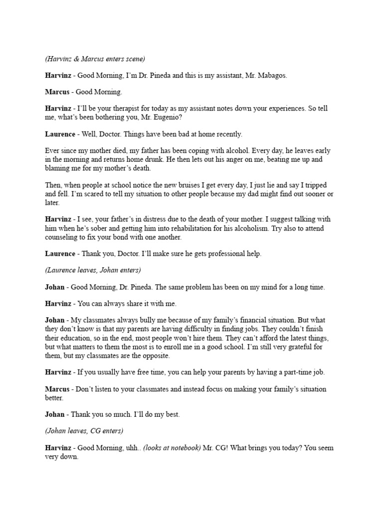 Narrative Script | PDF