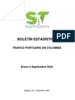 26-12-2023 - Boletin - Trafico - Portuario - Ene Sep2023