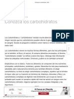 Conozca Los Carbohidratos - ADA