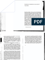 Calhoun, Craig (1999) El Problema de La Identidad en La Acción Colectiva