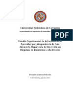 Universidad Polit Ecnica de Cartagena: Departamento de Ingenier Ia de Materiales y Fabricaci On