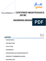 Reliability Centered Maintenance (RCM) : Awareness Session