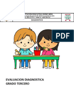 Evaluacion Diagnostica Grado Tercero: Institución Educativa Divino Niño