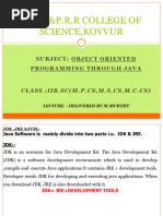 3 Jre, JDK and JVM and Structure of Java Program