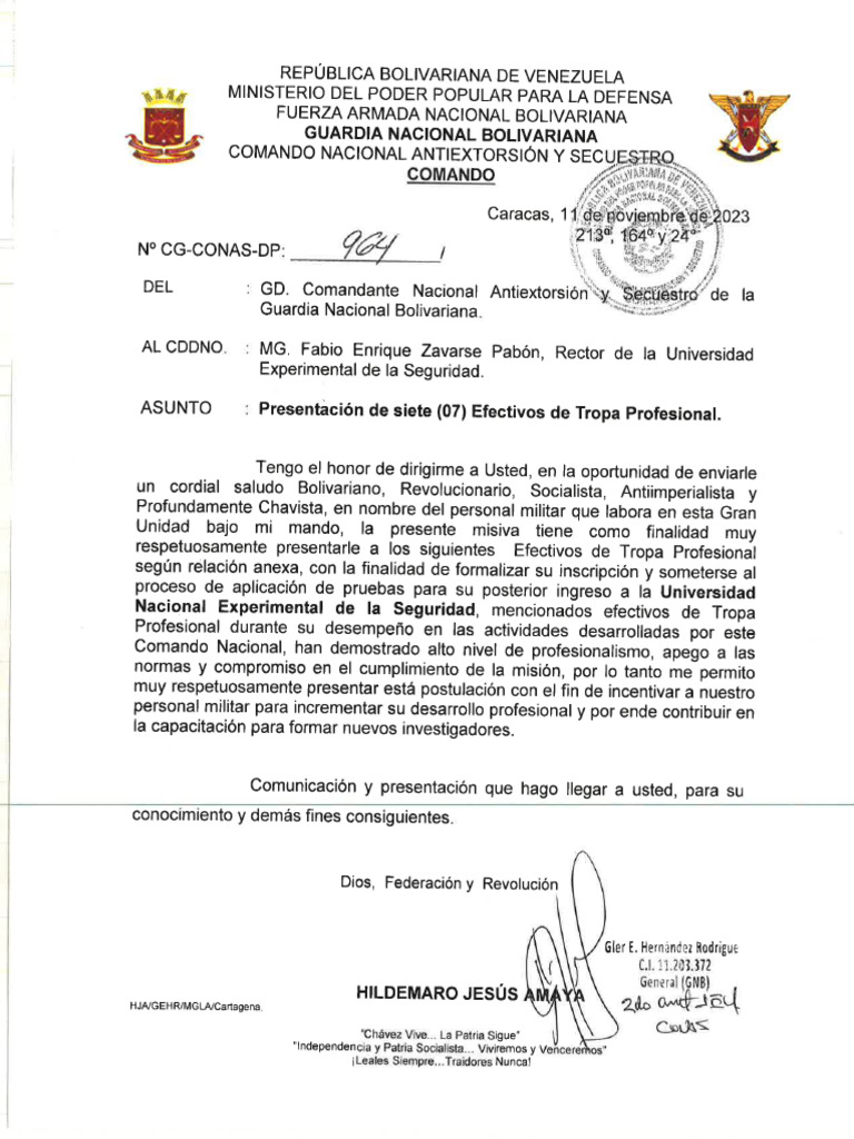 Postulación Unes | PDF