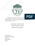 La Enfermedad y Un Despido Incausado. Un Móvil Discriminatorio Encubierto. Problemas de Relevancia Jurídica.