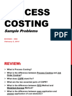 Process Costing - Sample Problems (Part 1)