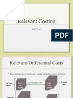 Relevant Costing