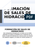 2 - Teoria - Fabricio - FORMACION DE SALES de HIDRACIDOS