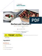 Barbecued Meatballs Recipe - Australia's Best Recipes