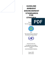 Republic of Ethiopia EPA (2003) Ambient Environment Standards For Ethiopia