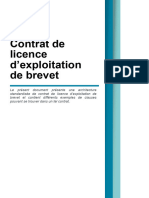Contrat de Licence Dexploitation