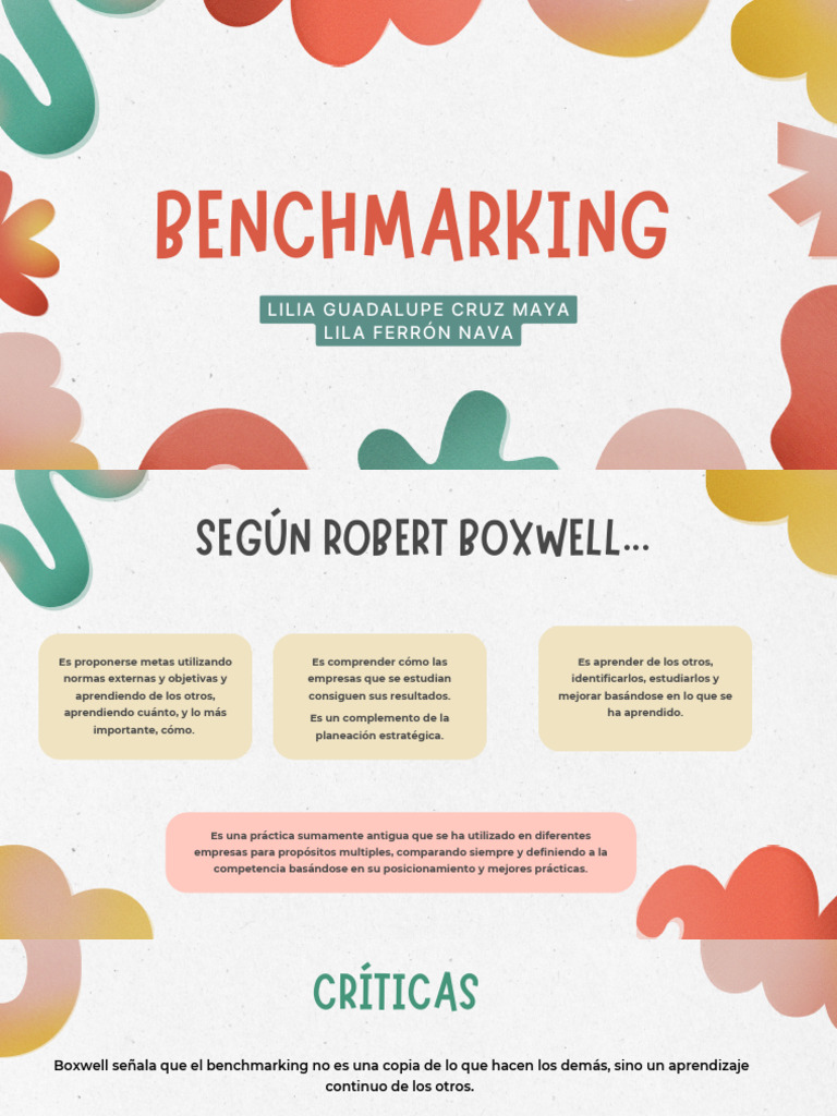 Benchmarking según Robert Boxwell | PDF | Benchmarking | Planificación