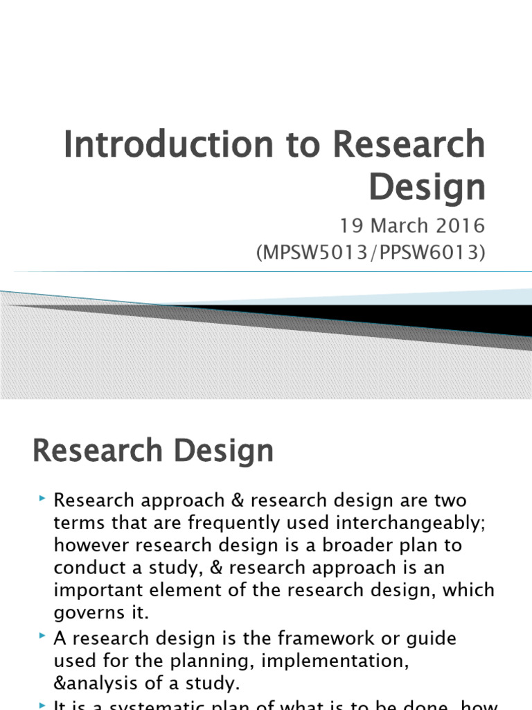 Introduction to Research Design Basics | PDF | Validity (Statistics ...