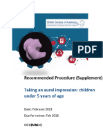 OD104 34 Recommended Procedure Taking An Aural Impression in Under 5s 2013 1