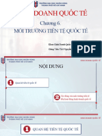 Chương 6. MÔI TRƯỜNG TIỀN TỆ QUỐC TẾ - New