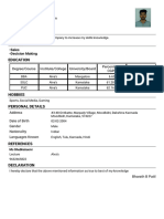 Resume Bharath Format1