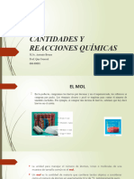 Cantidades y Reacciones Químicas Tema 4