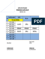 Jadwal Pai 2023