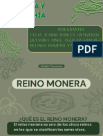 Presentación microbiología bacterias ilustrativo verde