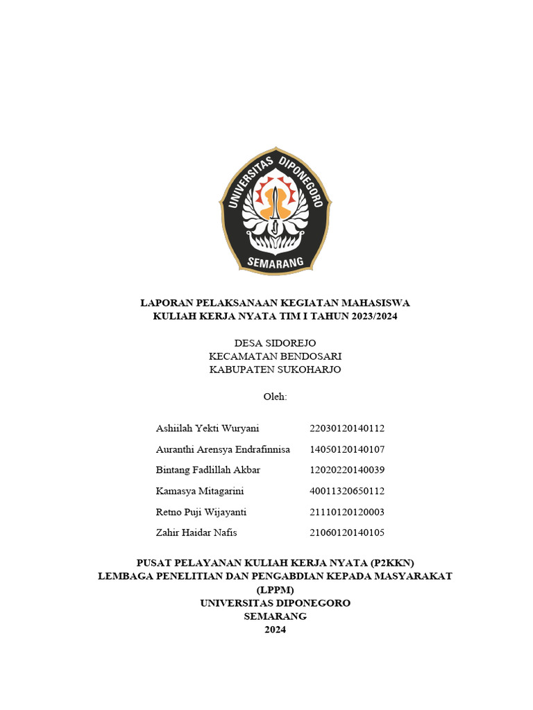 Laporan Pelaksanaan Kegiatan (LPK) | PDF | Bisnis
