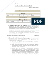 Proyecto Creativo - Informe final 2022-2